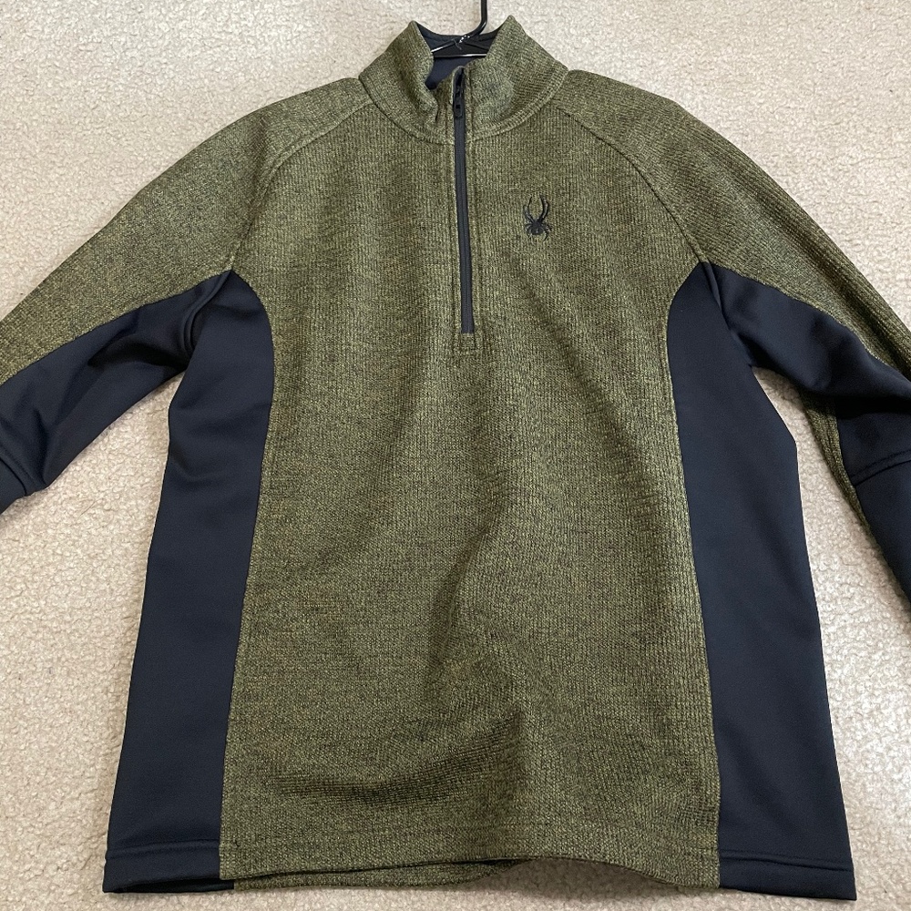 SPYDER SWEATER MEN GREEN (L)